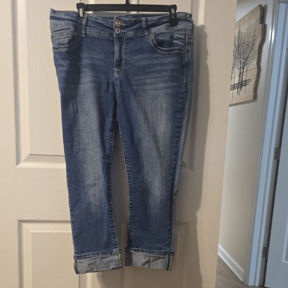 Wallflower Blue Ankle Jeans